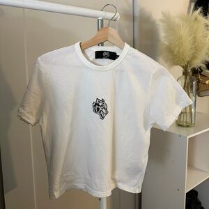 Darc Sport Cropped Tee in White